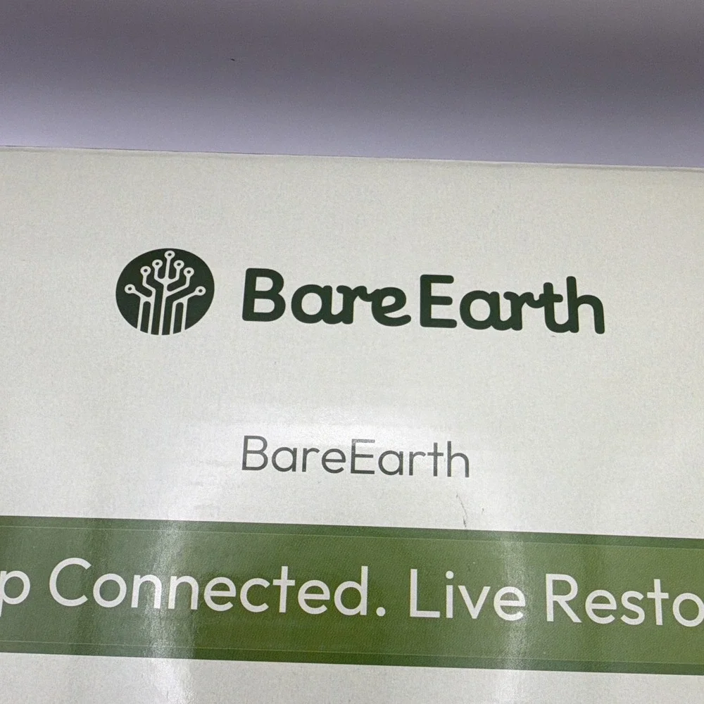 BareEarth Grounding Fitted Sheet Single/Twin Gray Sheet Sealed Open Box